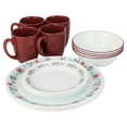 Corelle Classic Nordic Bloom 16Piece Dinnerware Set