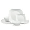 Corelle Classic, Pure White Square 12Piece Dinnerware Set