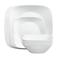 thumbnail image 1 of Corelle®- Classic, Pure White Square 12-Piece Dinnerware Set, 1 of 10