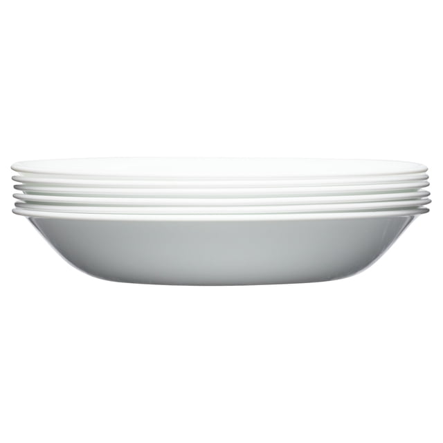 Corelle Classic Winter Frost White, Set of 6 Pasta Bowls, 20oz