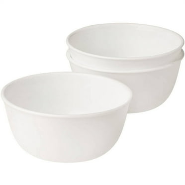 Corelle Classic Winter Frost White, Soup Bowl, Set of 3, 28-oz