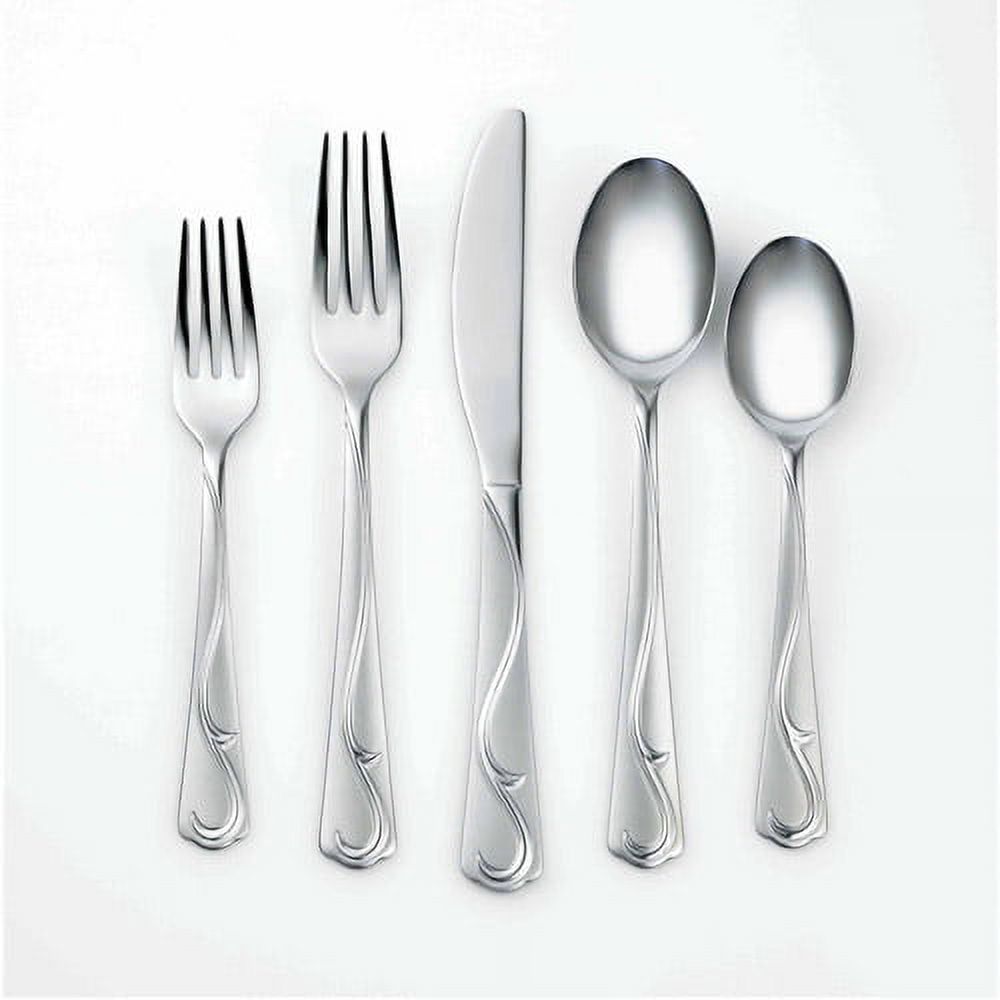 Corelle Coordinates 20Piece Eloise Frost Flatware Set