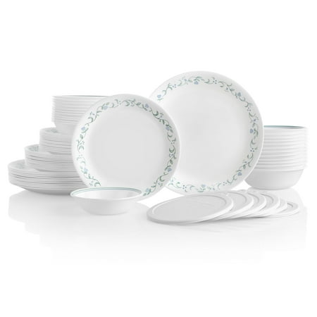 Corelle Country Cottage 66-Piece Glass Dinnerware Set (Service for 12)