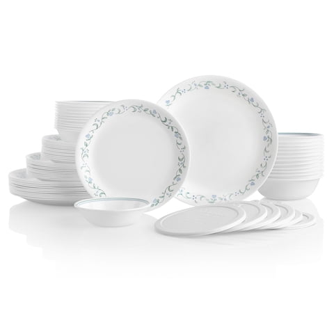 Corelle Country Cottage 66-Piece Glass Dinnerware Set (Service for 12)