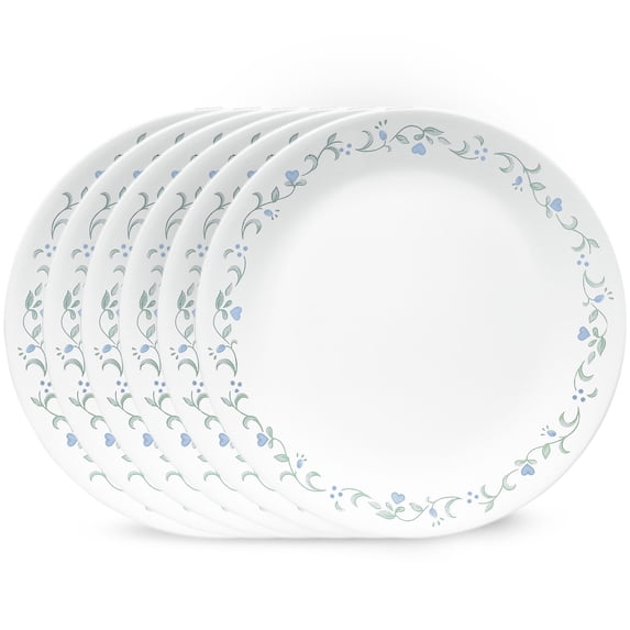 Corelle Country Cottage 8.5" Glass Salad Plate (Set of 6)
