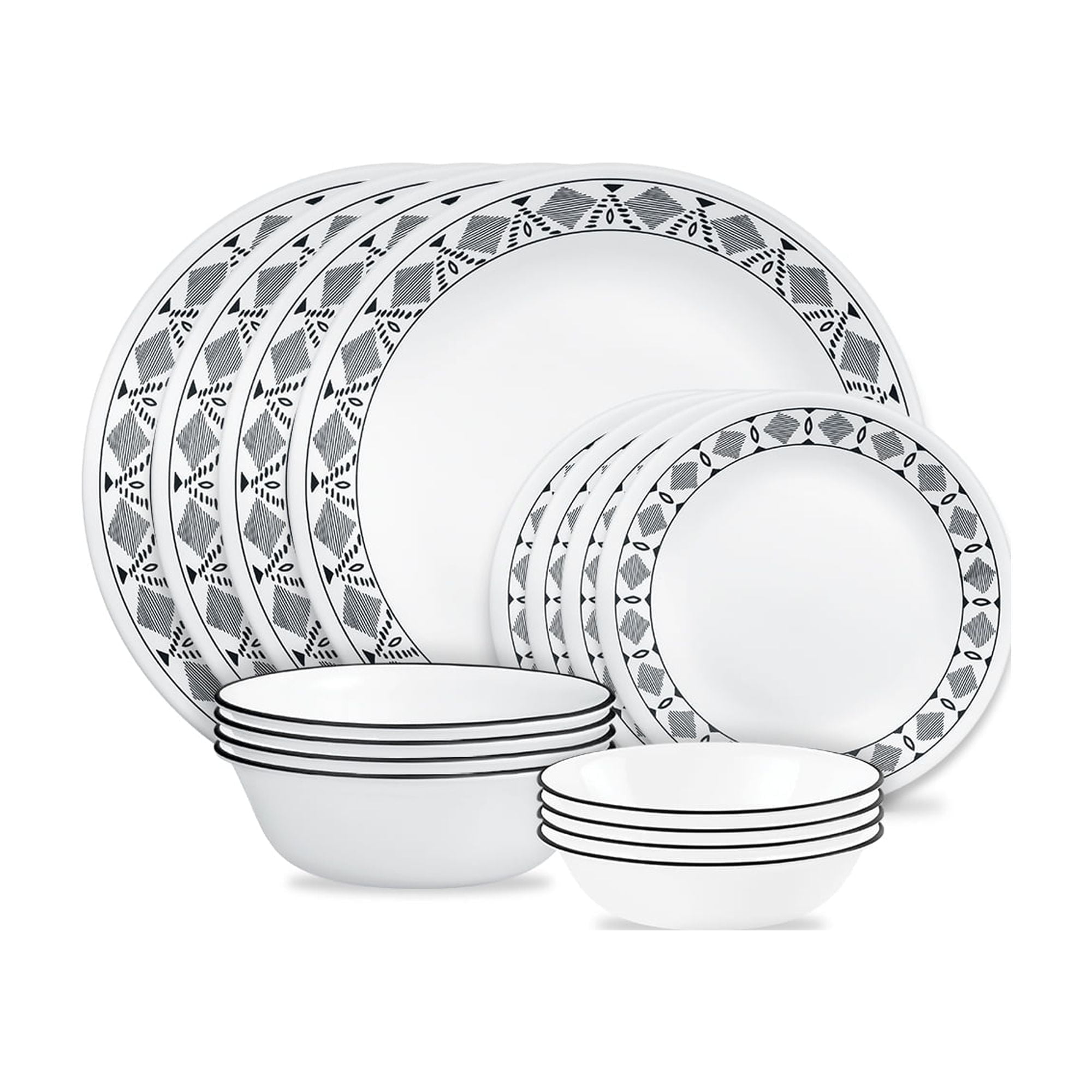Corelle Cusco Everyday 16-Piece Dinnerware Set, Service for Corelle Cusco Everyday 16-Piece Dinnerware Set, Service for
