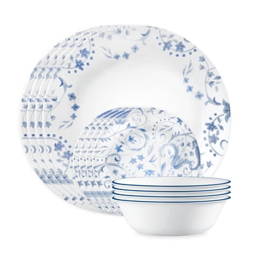 Corelle Darlington 12-Piece Glass Dinnerware Set (Service for 4)