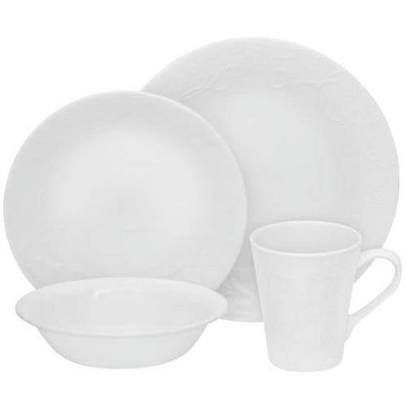 Corelle Embossed Bella Faenza 16-Piece Dinnerware Set