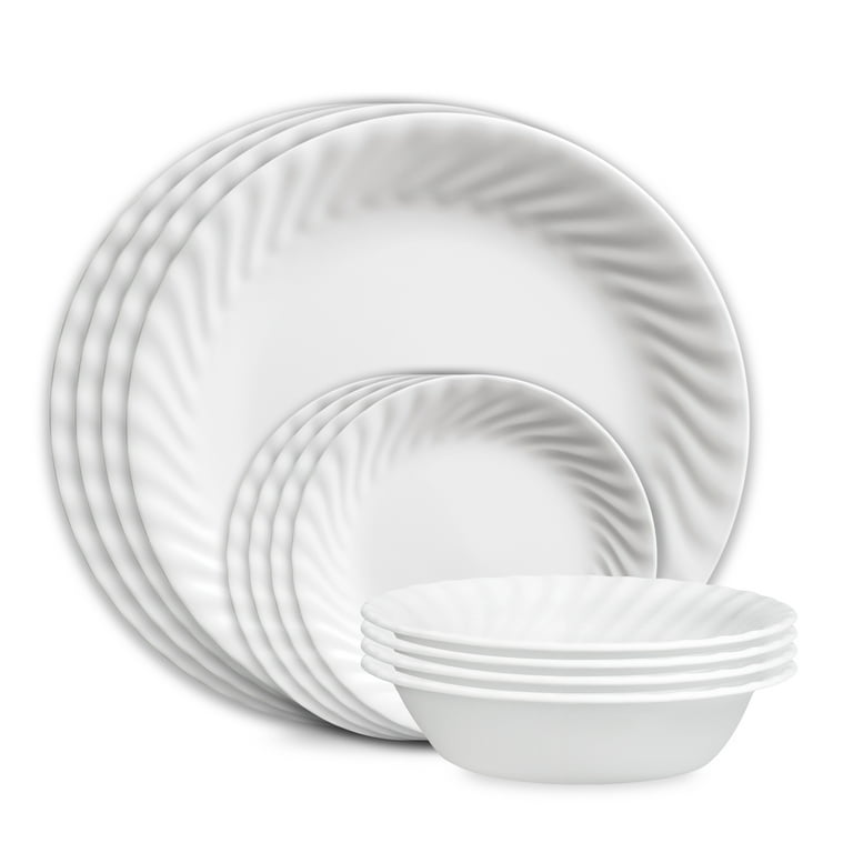 Corelle Enhancements 12-Piece Glass Dinnerware Set (Service for 4