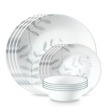 Corelle Flowing Fern 12-Piece Glass Dinnerware Set (Service for 4)