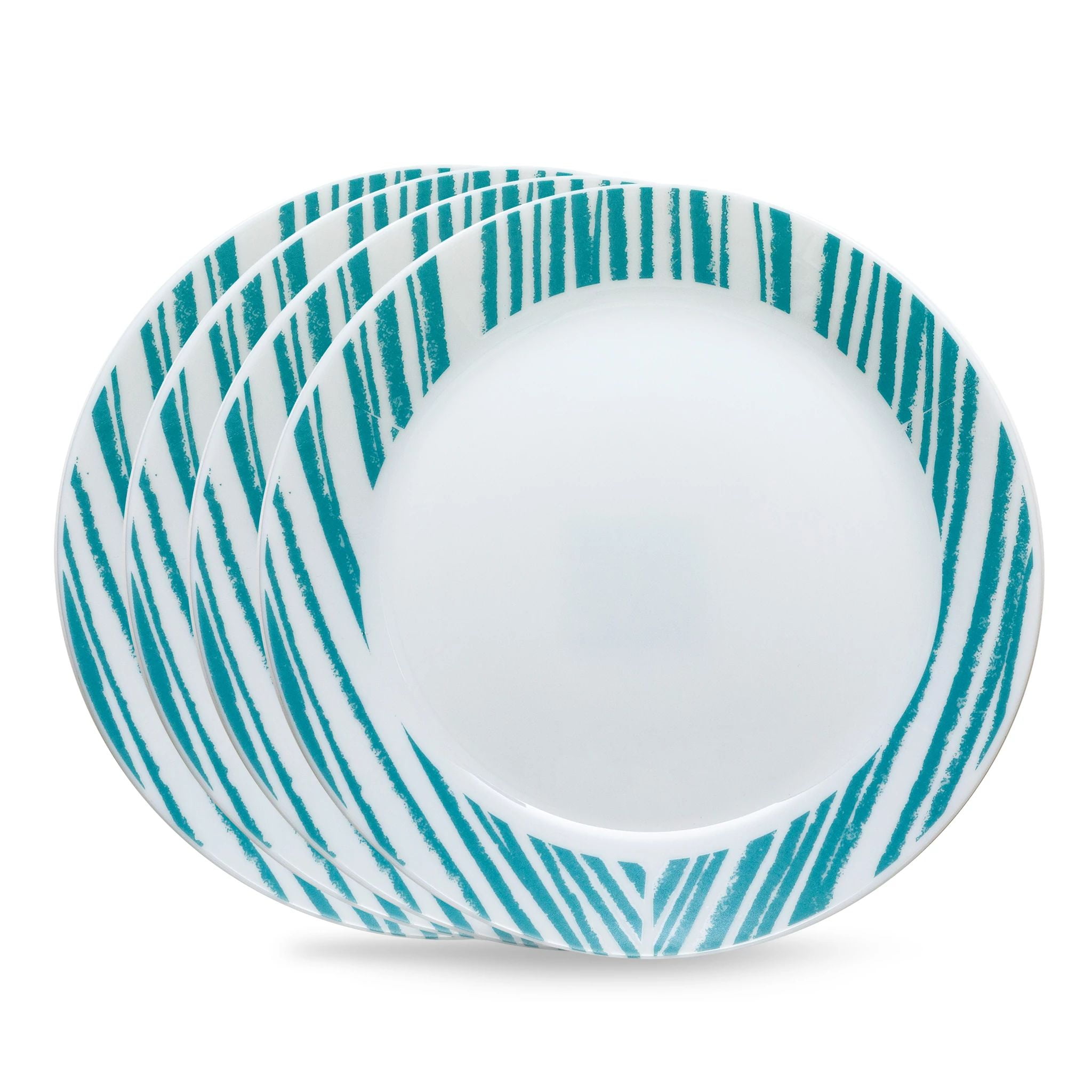 Corelle Geometrica 4Piece Set of 10.5Inch Dinner Plates, Service for