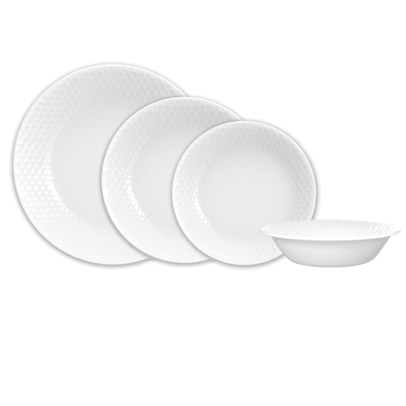 Corelle Honeybee 32-Piece Glass Dinnerware Set (Service for 8)