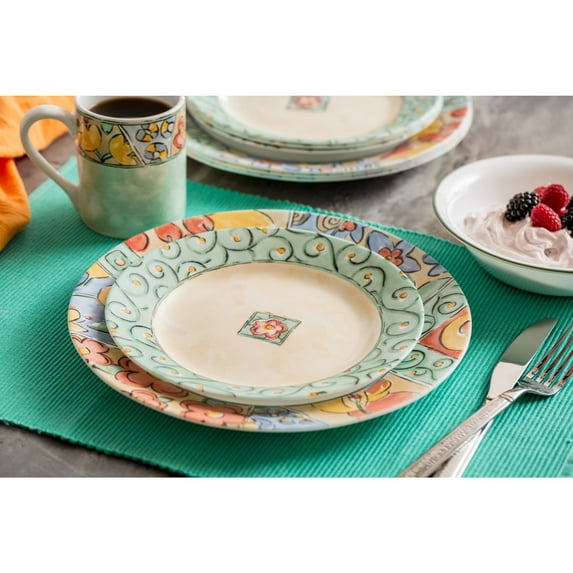 Corelle Impressions Watercolors 16-Piece Dinnerware Set