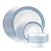 Corelle Laila 18-Piece Glass Dinnerware Set Service for 6