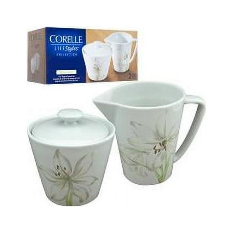 Corelle Lifestyles White Flower Sugar Walmart