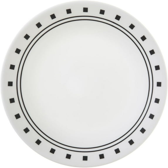 Corelle Livingware 6.75" Bread & Butter Plate City Block, 6 Count