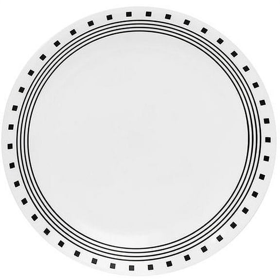 Corelle Livingware City Block 10.25" Dinner Plate