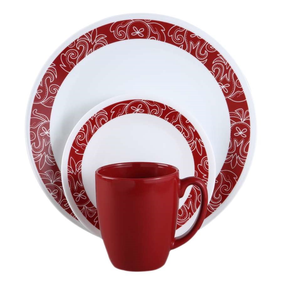 Corelle Livingware Bandhani Ceramic Dinnerware Set Kenya Ubuy