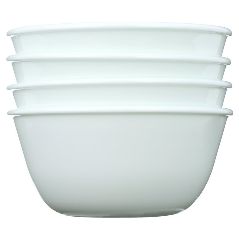 Corelle Winter Frost White 12 oz Glass Rice Bowl (Set of 4 