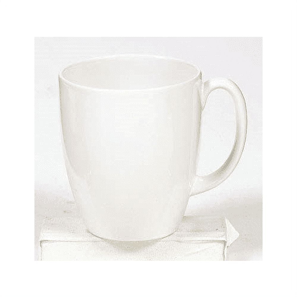 Corelle Livingware Stoneware Mug in Winter Frost White, Set of 6