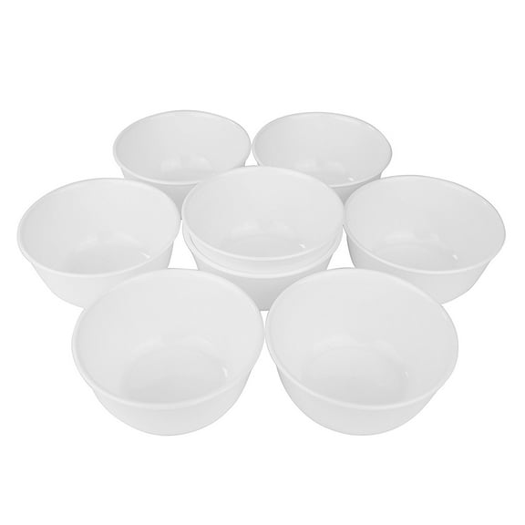 Corelle Livingware Winter Frost White 28 Ounce Soup Cereal Bowl Set of 8