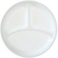Corelle Livingware set of 4 81/2Inch Divided Dish, Winter Frost White, This divided plates