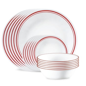 Corelle Logan 18-Piece Glass Dinnerware Set (Service for 6)