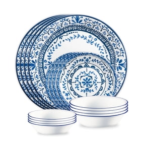 Corelle Portofino 16-Piece Glass Dinnerware Set (Service for 4)