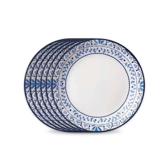 Corelle Portofino 8.5" Glass Lunch Plate (Set of 6)