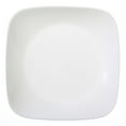 thumbnail image 1 of Corelle Pure White Square Dinner Plate, 10.5", 1 of 6
