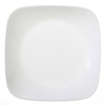 Corelle Pure White Square Lunch Plate, 9"