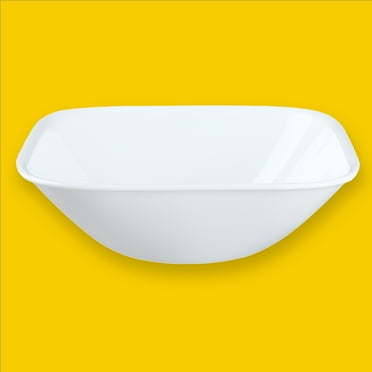 Corelle Pure White, Square Soup Bowl, 22-oz