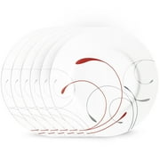Corelle Splendor 8.5" Glass Salad Plate Set of 6