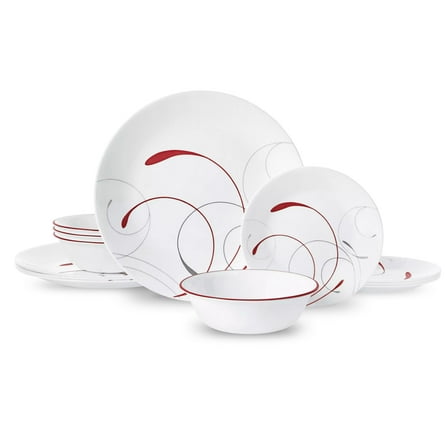 Corelle Splendor 12-Piece Glass Dinnerware Set (Service for 4)