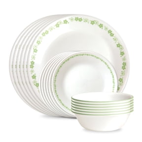 Corelle Spring Blossom 18-Piece Glass Dinnerware Set (Service for 6)