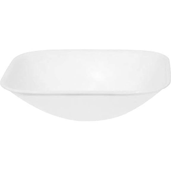 Corelle Square Pure White 10 Ounce Soup/Cereal Bowl (Set of 4)
