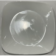 Corelle Pure White Square Lunch Plate, 9" Pack of 8