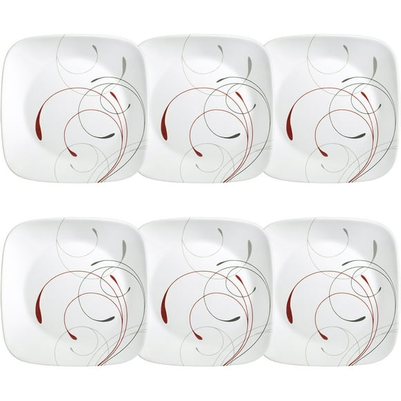 Corelle® Square Splendor, Lunch Plates, Set of 6