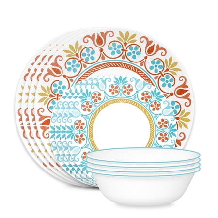 Corelle Terracotta Dreams 12-Piece Glass Dinnerware Set (Service for 4)