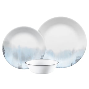 Corelle Tranquil Reflection 12-Piece Glass Dinnerware Set (Service for 4)