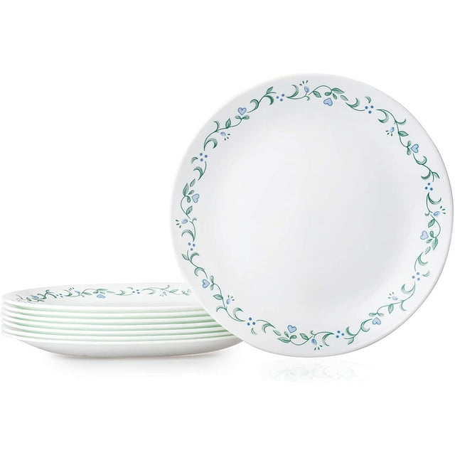 Corelle Vitrelle 8Piece Dinner Plates Set, Triple Layer Glass and Chip Resistant, Lightweight