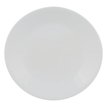 Corelle White Glass Winter Frost White Bread and Butter Plate 6-1/2 in. D 19