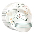 thumbnail image 1 of Corelle Wildflower Scatter 12-Piece Glass Dinnerware Set (Service for 4), 1 of 11