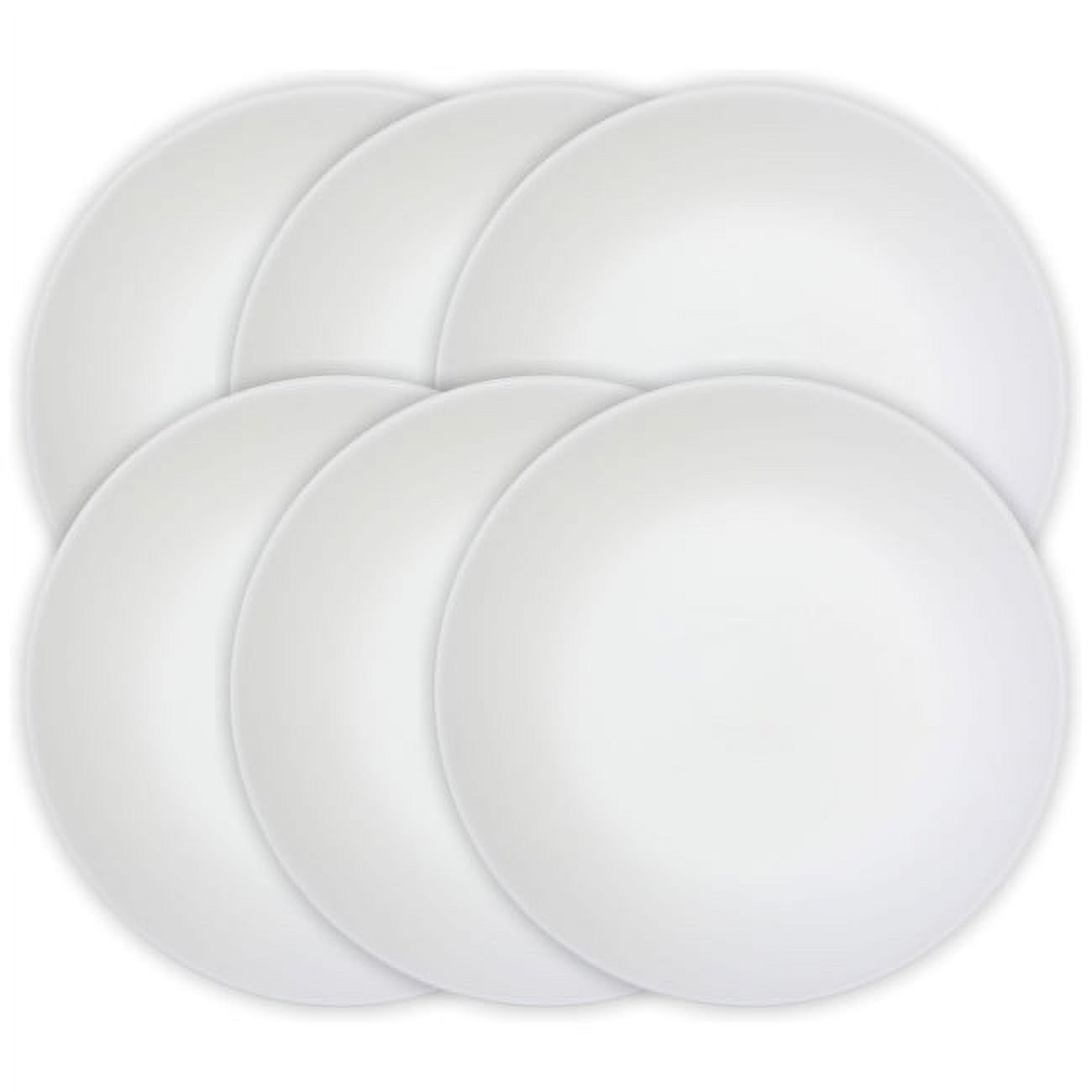 Corelle Winter Frost White 10.25" Dinner Plate, Set of 6 - image 1 of 8