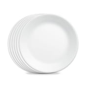 Corelle Livingware Winter Frost White 10.25" Dinner Plate, Set of 6