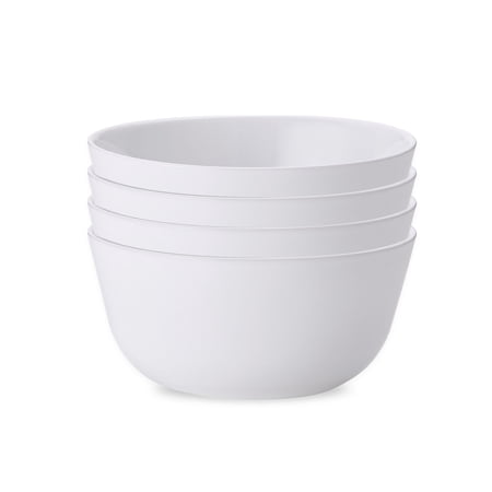 Corelle Winter Frost White 12 oz Glass Rice Bowl (Set of 4)