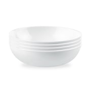 Corelle Winter Frost White 40 oz Glass Meal Bowl (Set of 4)