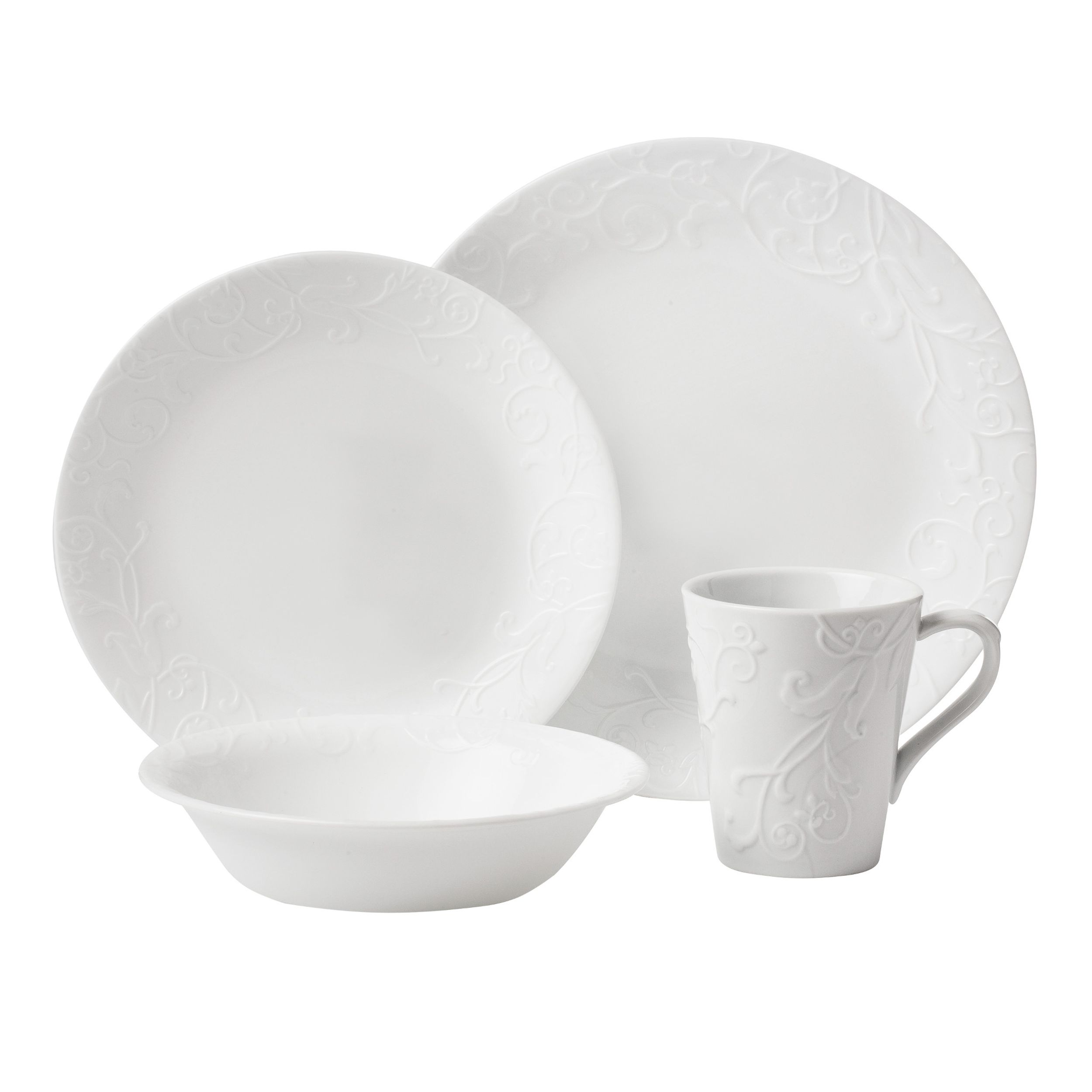 Corelle Winter Frost White 5-piece Snack Set - image 1 of 12