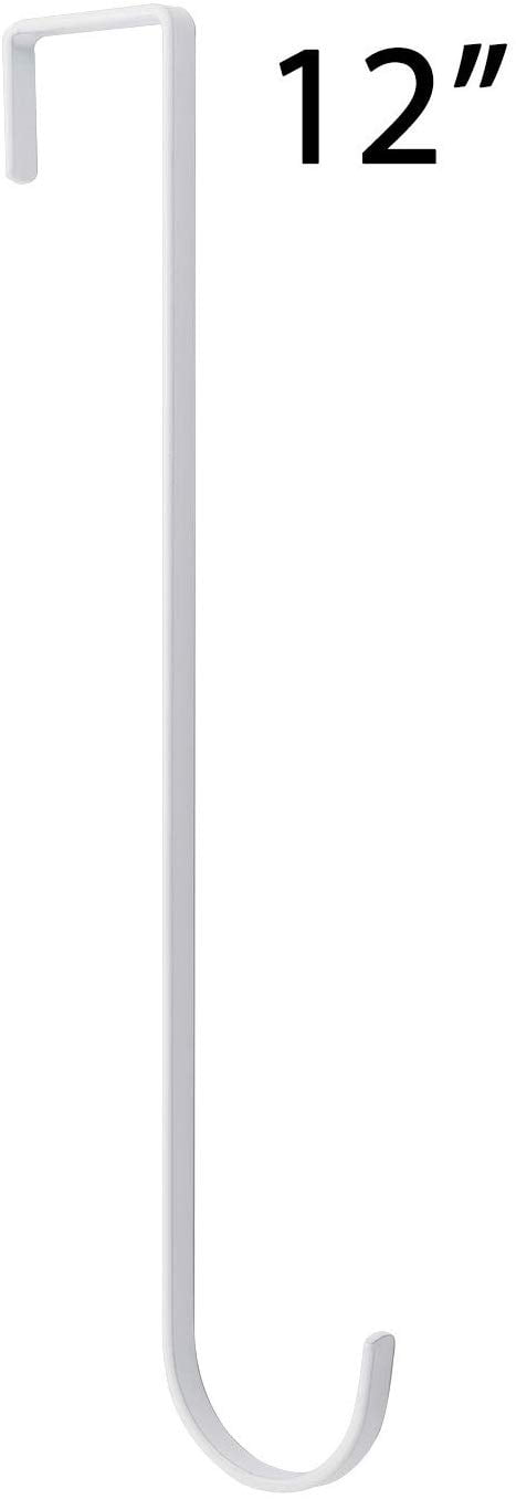 Coreus Wreath Hanger White 12 inch Premium Metal
