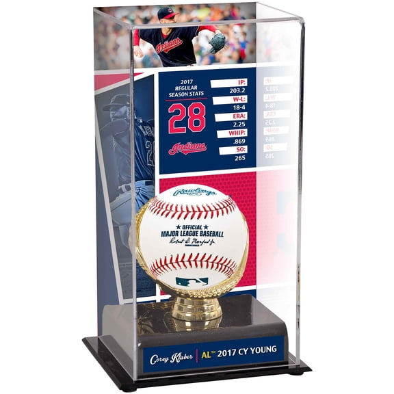 Corey Kluber Cleveland Indians 2017 AL Cy Young Sublimated Display Case with Image